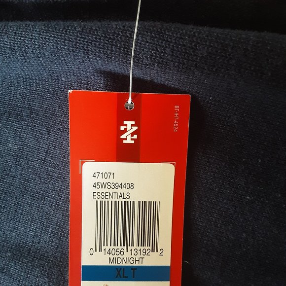 Izod Men's Navy Blue 100% Cotton Vest New! Size XL Tall - Picture 15 of 16